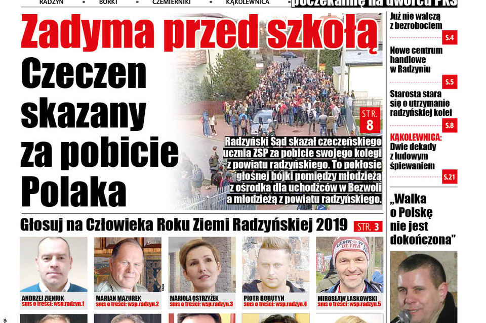 Zadyma przed szkołą. Czeczen skazany za pobicie Polaka - Zdjęcie główne