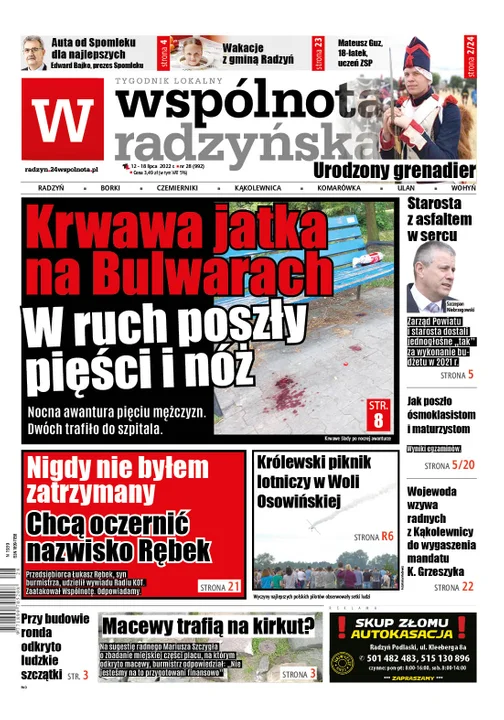 Najnowszy numer Wspólnoty Radzyńska (12 lipca 2022) - Zdjęcie główne