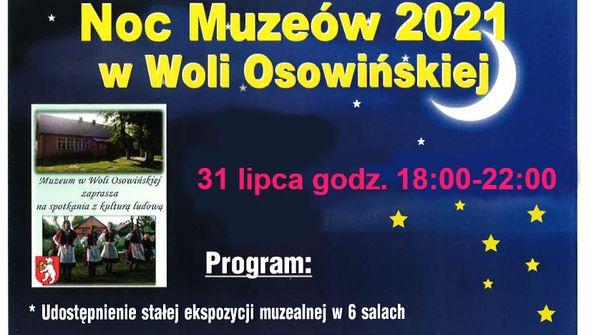 Noc Muzeów 2021 w Woli Osowińskiej - Zdjęcie główne