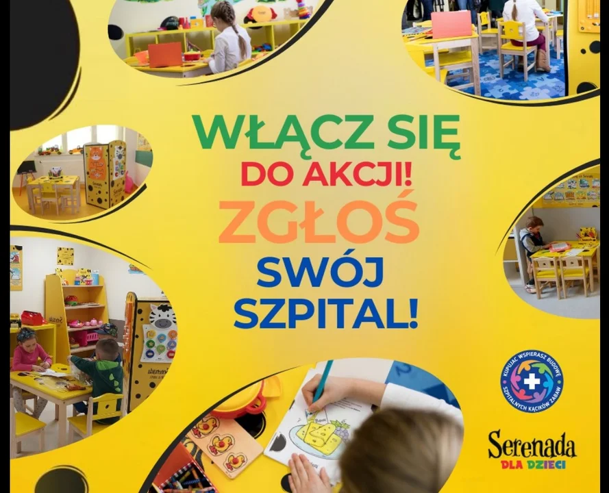 Do 18 listopada można zagłosować  szpital, w którym chcesz żeby powstał Serenadowy kącik zabaw - Zdjęcie główne