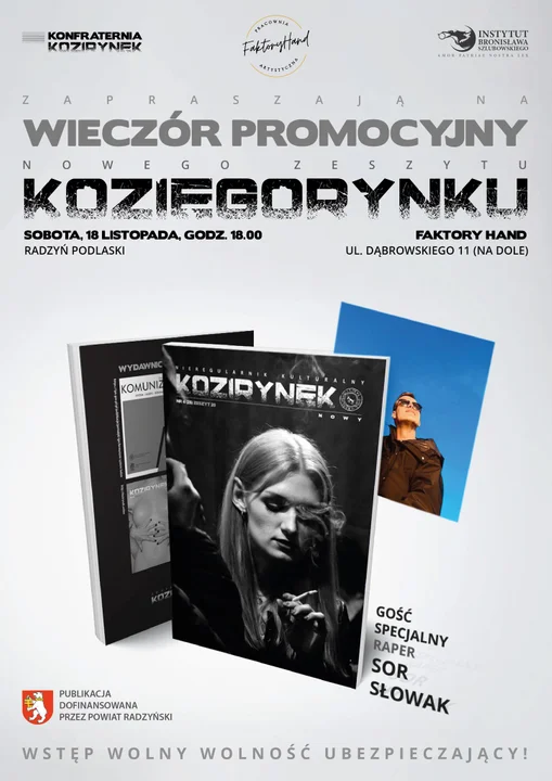 Redakcja zaprasza na wieczór promocyjny nowego zeszytu „Kozirynek” - Zdjęcie główne