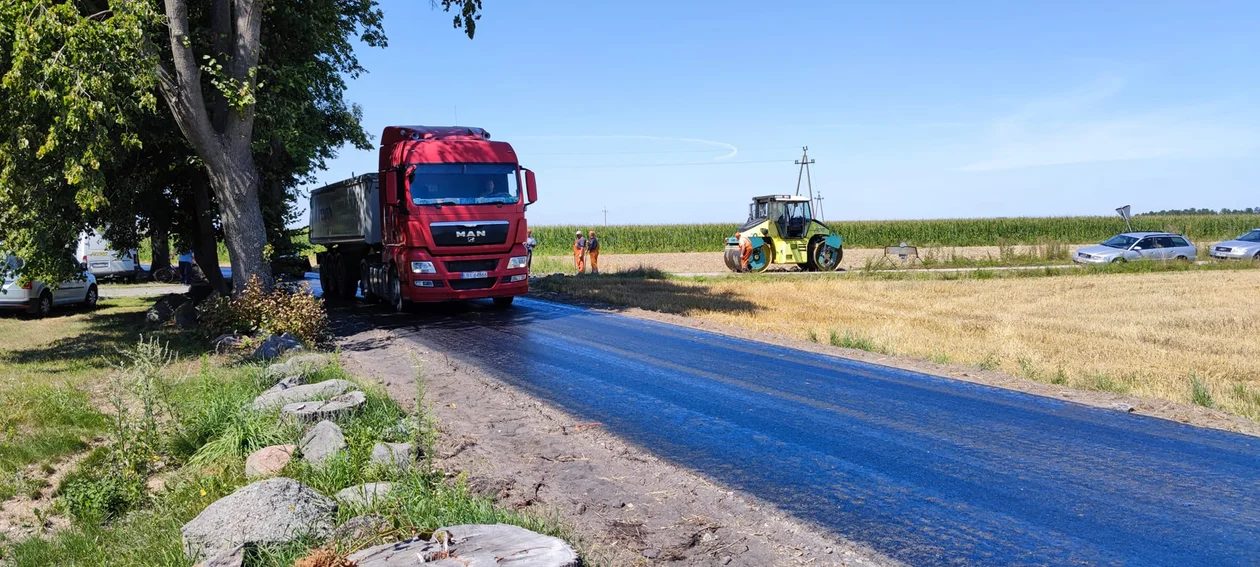 Gm. Ulan-Majorat: trwa modernizacja drogi w Skrzyszewie - Zdjęcie główne