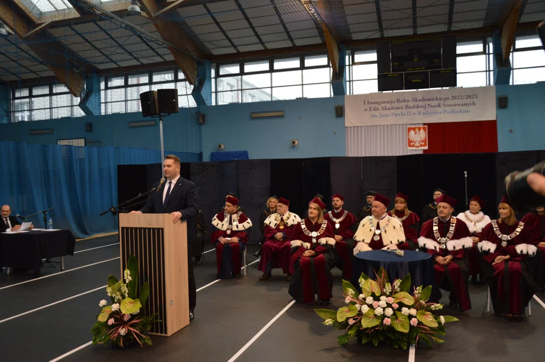 Radzyń stał się miastem akademickim. Dzisiaj w Zespole Szkół Ponadpodstawowych w roli gospodarza wystąpił JM rektor Akademii Bialskiej - Zdjęcie główne