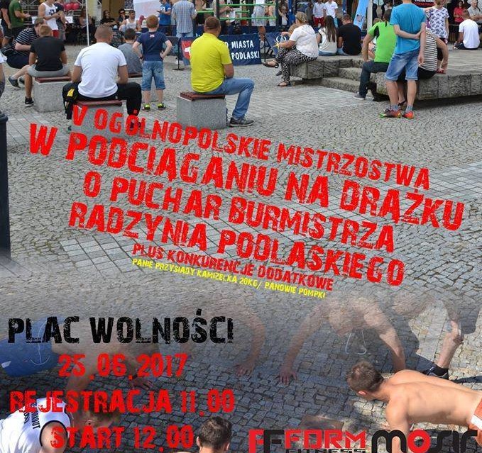 Ogólnopolskie Zawody w Podciąganiu na Drążku - Zdjęcie główne