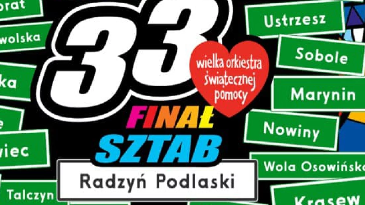 Radzyń Podlaski gra z WOŚP. Jakie atrakcje czekają na Was? - Zdjęcie główne