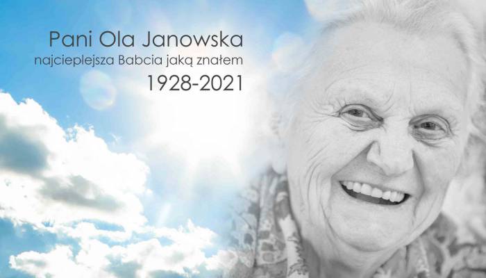Odeszła Aleksandra Janowska, niezwykła, pogodna kobieta - Zdjęcie główne