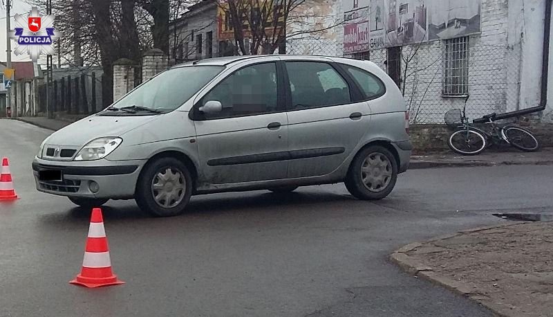 Potrącenie rowerzystki - Zdjęcie główne