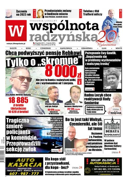 Najnowszy numer Wspólnoty Radzyńskiej - Zdjęcie główne