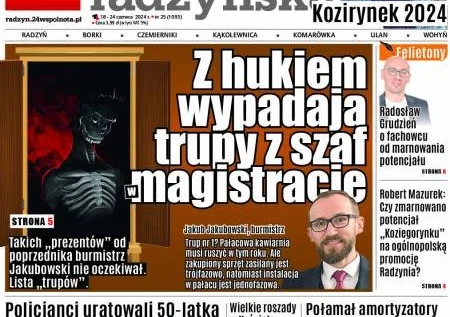 Burmistrz Jakub Jakubowski poinformował o 10 trupach, jakie jego poprzednik zostawił mu w szafie w magistracie - Zdjęcie główne