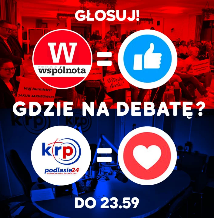 Ostry bój o miejsce debaty przedwyborczej kandydatów na burmistrza: Jakuba Jakubowskiego i Jerzego Rębka - Zdjęcie główne