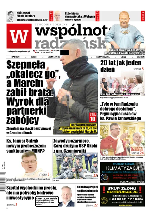 Najnowszy numer Wspólnoty Radzyńskiej (14 czerwca 2022) - Zdjęcie główne