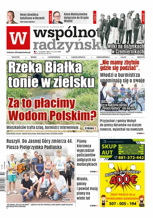 Najnowsze wydanie Wspólnoty Radzyńskiej (6 sierpnia 2024r) - Zdjęcie główne