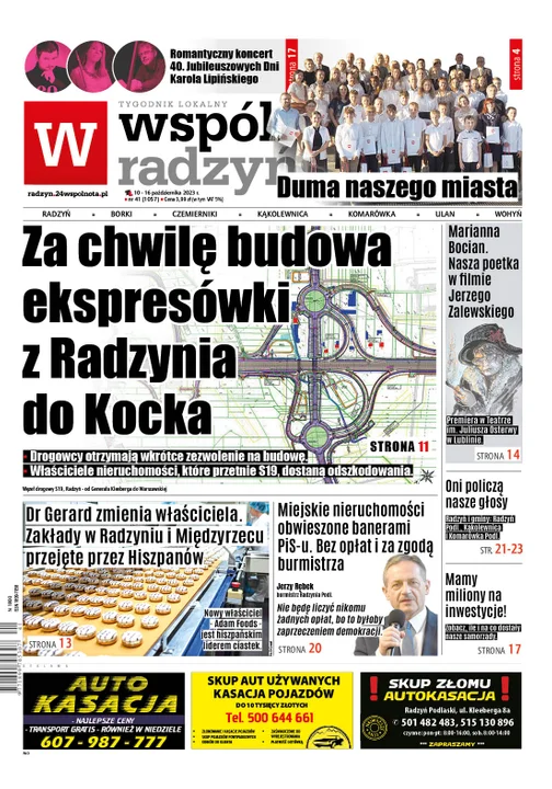 Najnowszy numer Wspólnoty Radzyńskiej (10 października 2023 r.) - Zdjęcie główne