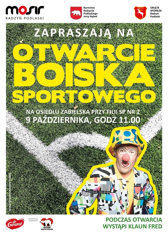 9 października  na osiedlu Zabielska uroczyście otwarte zostanie nowe boisko  - Zdjęcie główne