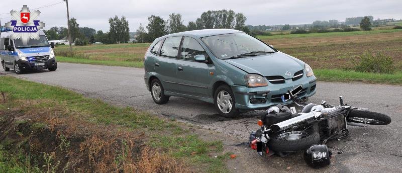 Skręcając w lewo zajechał drogę motocykliście - Zdjęcie główne