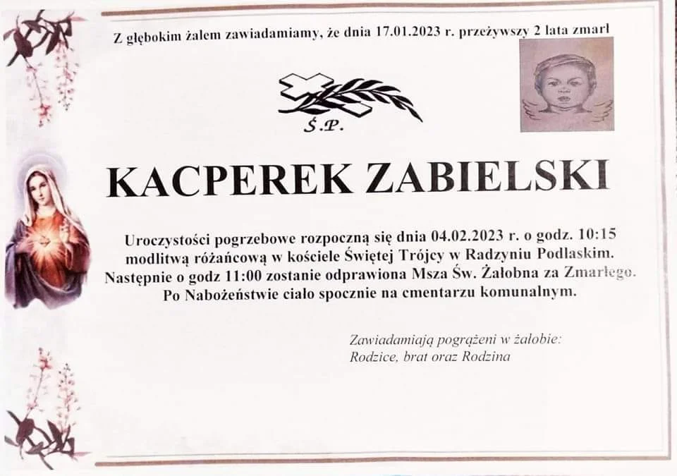 Małżeństwo z Radzynia straciło w pożarze dwuletnie dziecko. Wszyscy mogą pomóc! - Zdjęcie główne