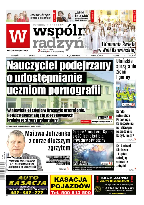 Najnowszy numer Wspólnoty Radzyńskiej (16 maja 2023r) - Zdjęcie główne