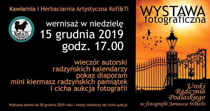 Dzisiaj: Wystawa "Uroki Radzynia Podlaskiego w fotografii Janusza Wlizło" - Zdjęcie główne