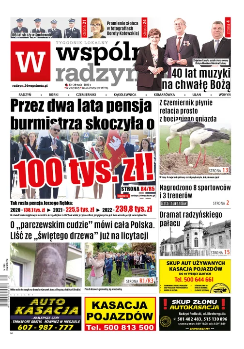 Najnowszy numer Wspólnoty Radzyńskiej (23 maja 2023r) - Zdjęcie główne