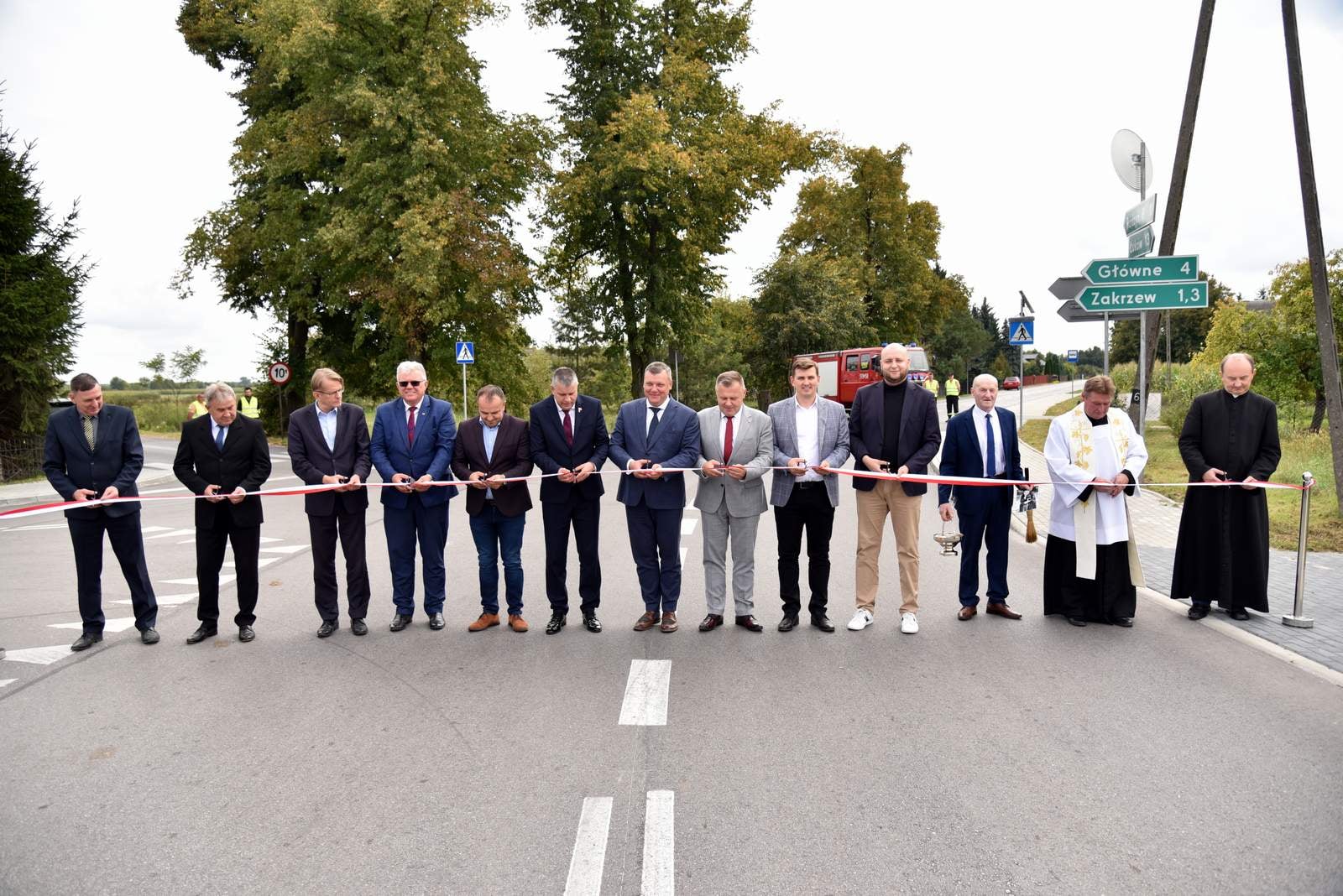 Droga powiatowa Gąsiory – Powiat Łukowski - uroczyście otwarta - Zdjęcie główne