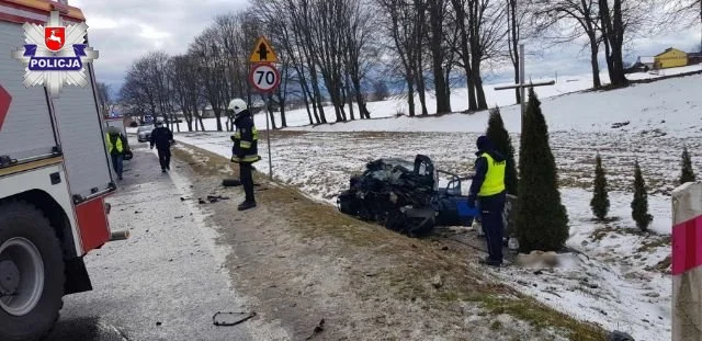 Śmiertelny wypadek samochodowy w Zagrodach