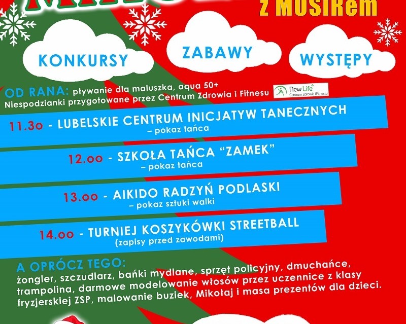 Miejsko-gminne Mikołajki z MOSiRem w Radzyniu - Zdjęcie główne