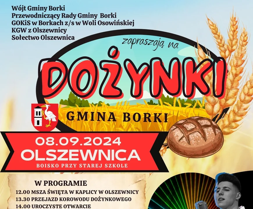 Gmina Borki zaprasza na gminne święto plonów 8 września - Zdjęcie główne