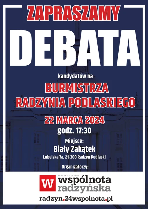 To już dziś debata!  (Aktualizacja) - Zdjęcie główne