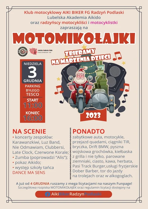 Zaproszenie na Motomikołajki 2023 - Zdjęcie główne