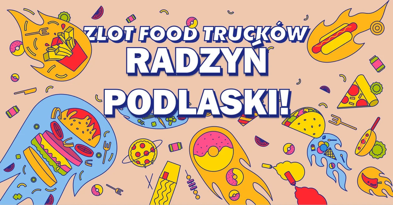 Zlot food trucków w Radzyniu Podlaskim! Mamy dla Was vouchery? - Zdjęcie główne