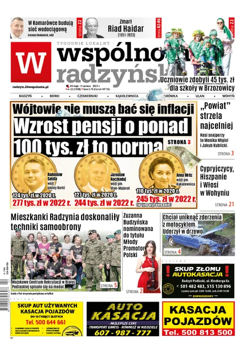 Najnowszy numer Wspólnoty Radzyńskiej (30 maja 2023r) - Zdjęcie główne