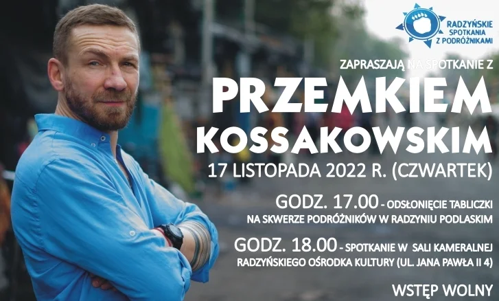 "Dziennikarz bez barier" Przemek Kossakowski odsłoni swoją gwiazdę na Skwerze Podróżników - Zdjęcie główne