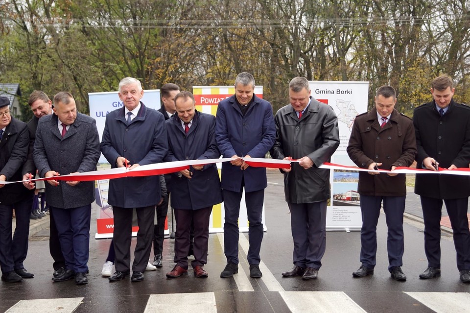 Otwarcie drogi Borki-Wola Chomejowa - Zdjęcie główne