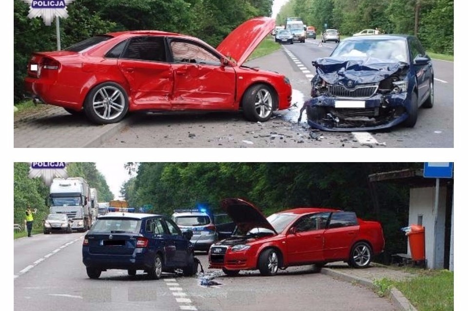 Wypadek w Tchórzewie. 5 osób trafiło do szpitala - Zdjęcie główne