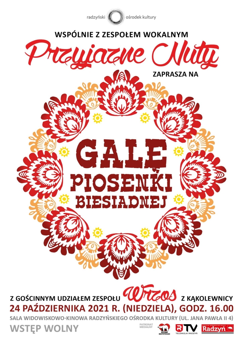 Zaproszenie na Galę Piosenki Biesiadnej - Zdjęcie główne