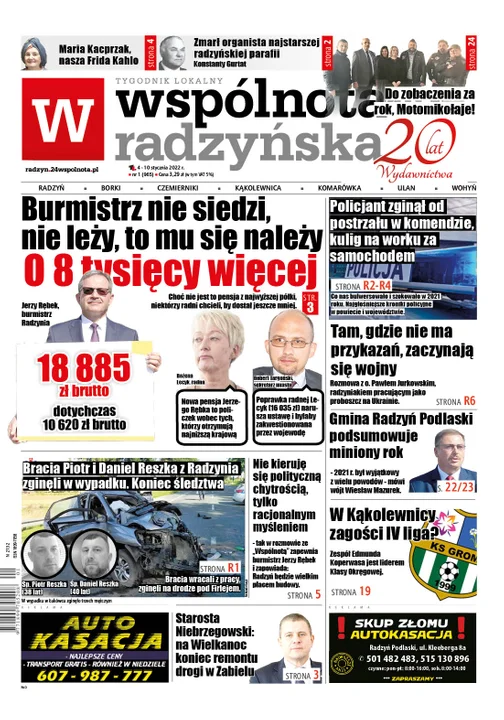 Najnowszy numer Wspólnoty Radzyńskiej - Zdjęcie główne