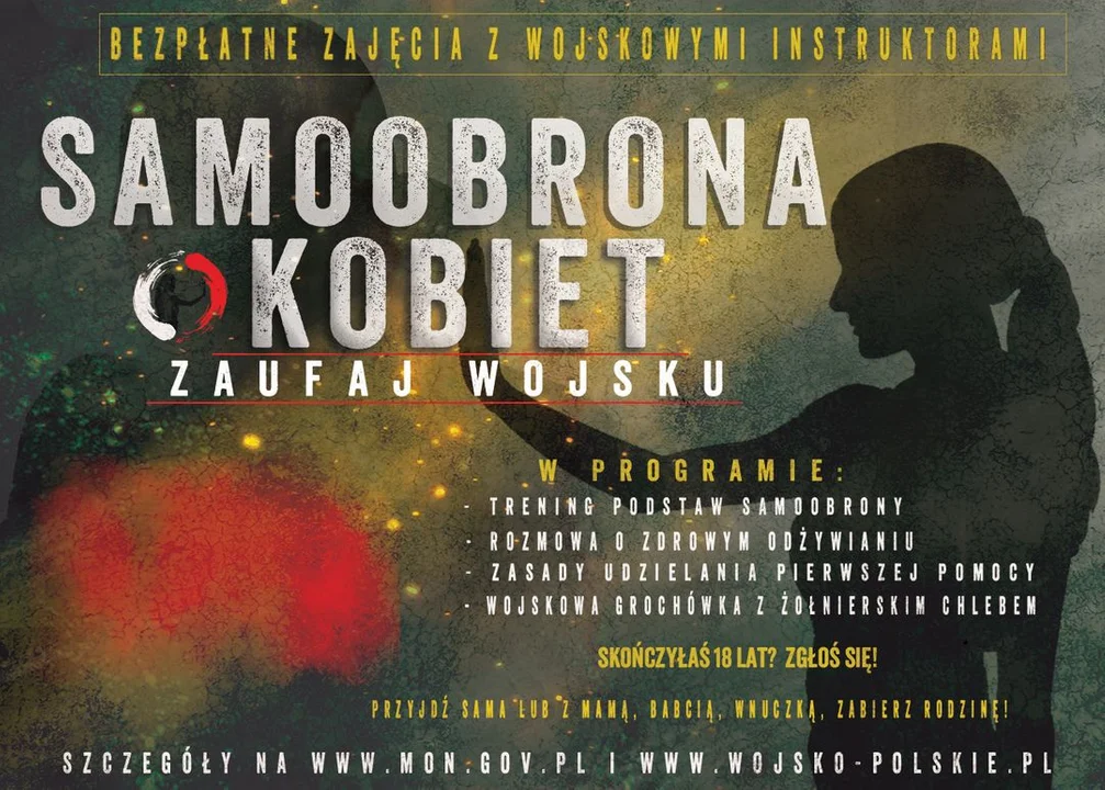 Uwaga dorosłe Radzynianki !  Ruszają zapisy na bezpłatne treningi  -  „Samoobrona kobiet – zaufaj wojsku” - Zdjęcie główne