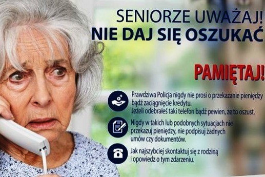 UWAGA !! Dzisiaj dzwonią oszuści do starszych osób z gminy Radzyń ! - Zdjęcie główne