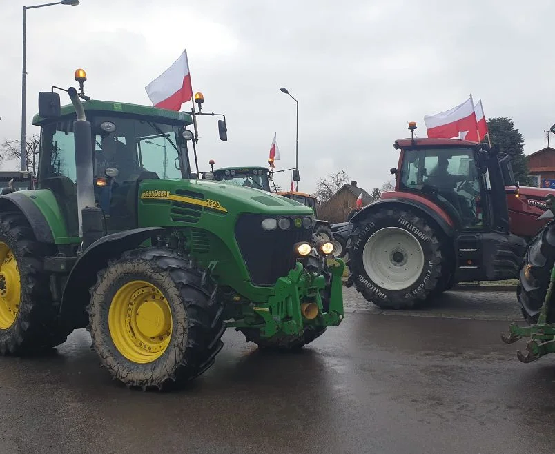 Powiat radzyński. Rolnicy protestowali w Komarówce Podlaskiej - Zdjęcie główne