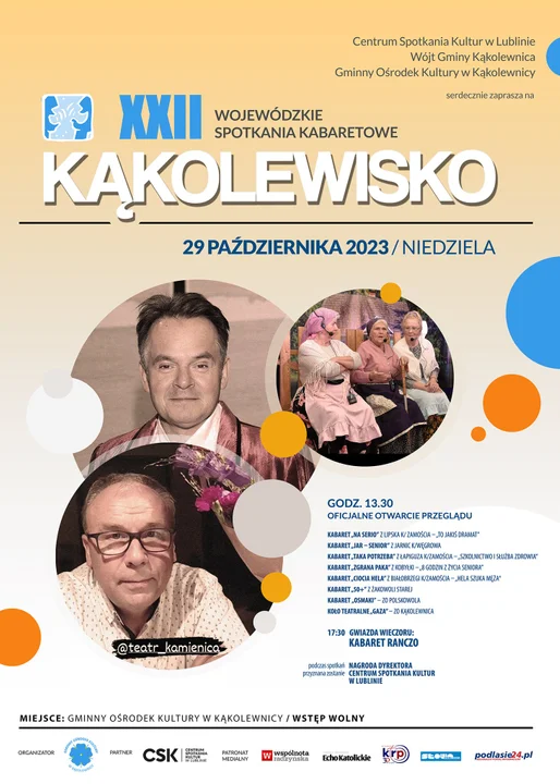 Pietrek i Hadziuk w Kąkolewnicy! XXII Przegląd Kabaretów "Kąkolewisko" już 29 października! - Zdjęcie główne