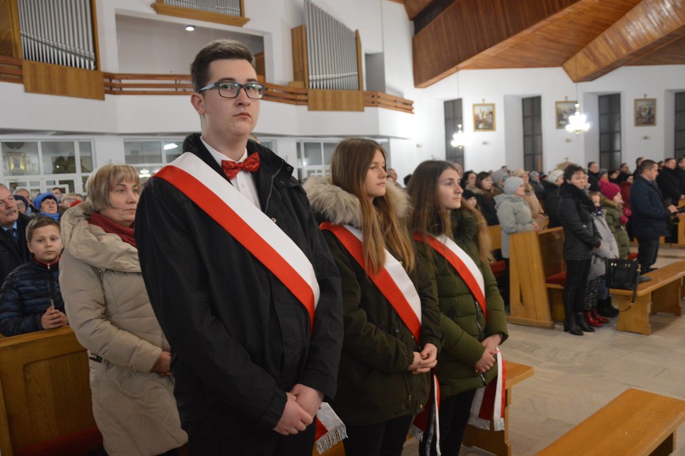 Hasło IV Radzyńskiego Marszu  Żołnierzy Wyklętych brzmiało :CHRYSTUS ZA NAS, MY ZA CHRYSTUSA!  - Zdjęcie główne