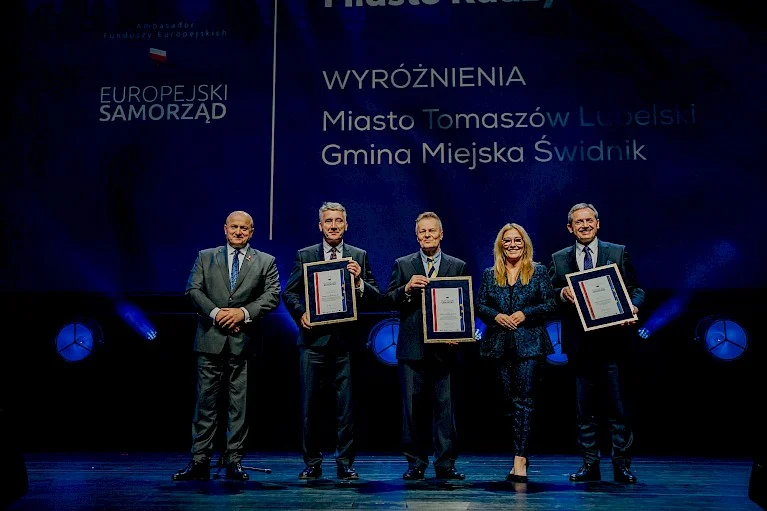 Radzyń Podlaski  laureatem głównym tytułu : „Europejski Samorząd - Ambasador Funduszy Europejskich" - Zdjęcie główne