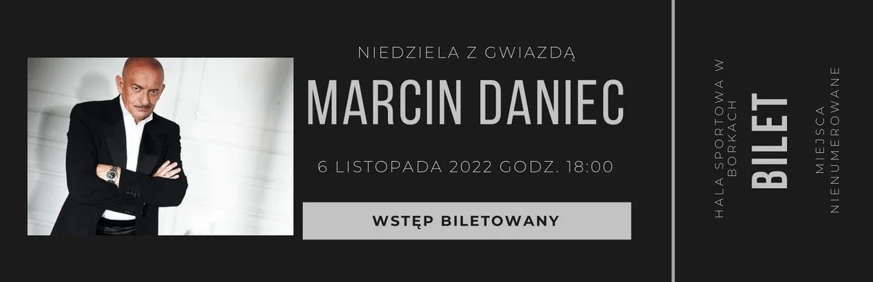 6 listopada w Borkach wystąpi znany polski satyryk Marcin Daniec - Zdjęcie główne