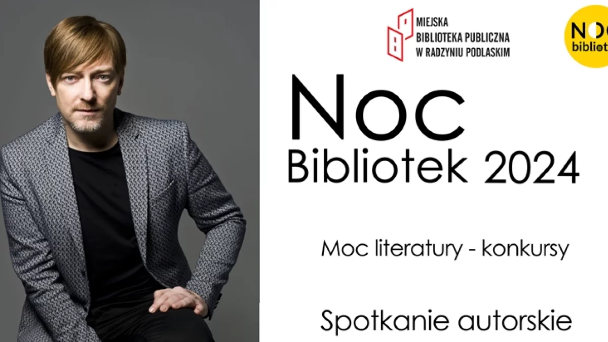 Miejska Biblioteka Publiczna zaprasza na NOC BIBLIOTEK 2024 - Zdjęcie główne