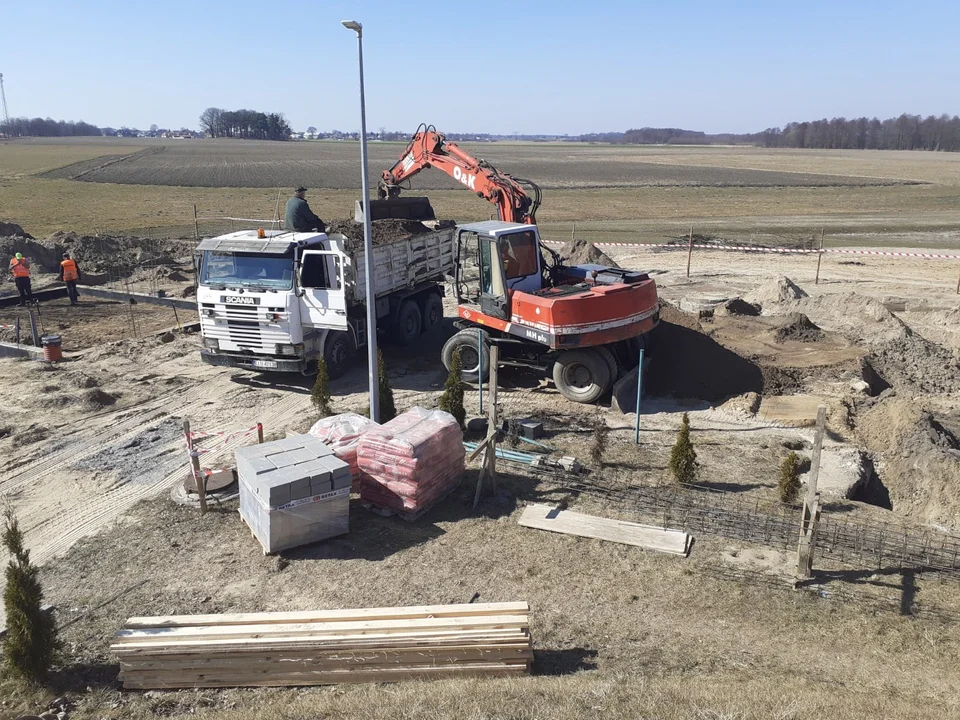 Trwa rozbudowa punktu zlewnego ścieków w Borkach  - Zdjęcie główne