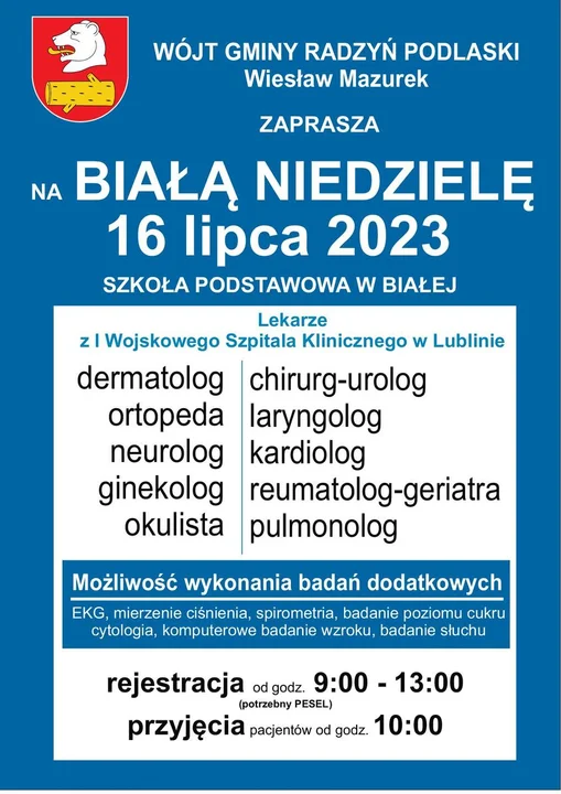 BIAŁA NIEDZIELA w gm. Radzyń - 16 lipca - Zdjęcie główne