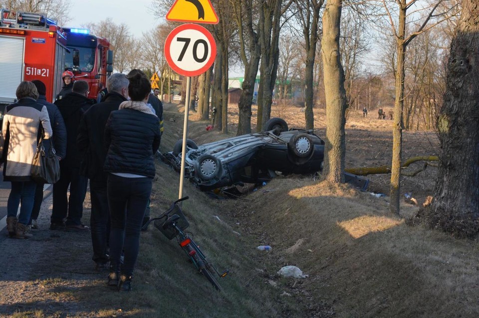 Audi dachowało w Jurkach - Zdjęcie główne