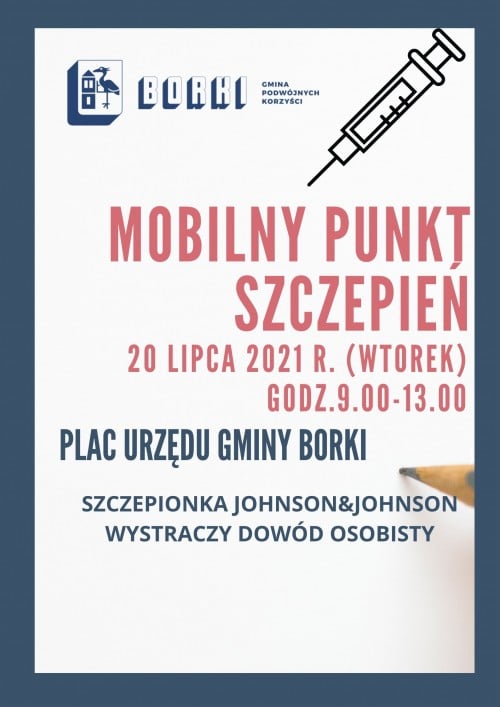 Zaszczep się w Borkach przeciw Covid-19 - Zdjęcie główne