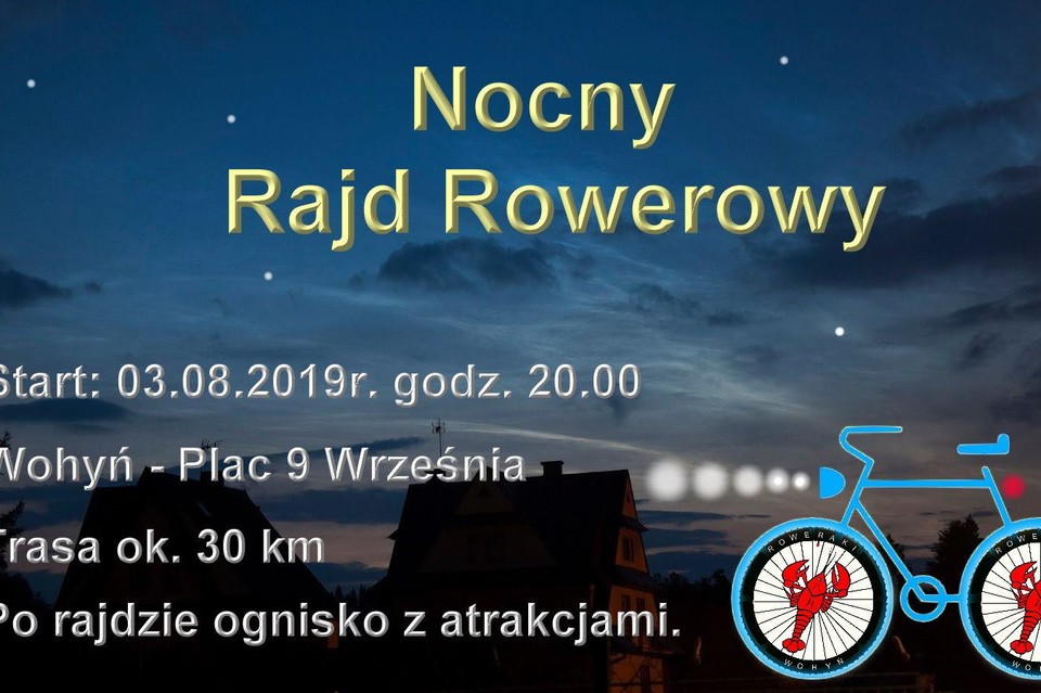 Rowerem nocą - Zdjęcie główne