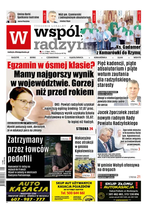 Najnowszy numer Wspólnoty Radzyńskiej (11 lipca 2023r) - Zdjęcie główne